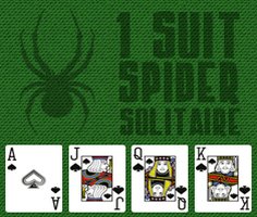 Örümcek Solitaire 1 Takım oyunu oyna