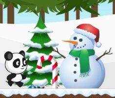 Play Christmas Panda Run