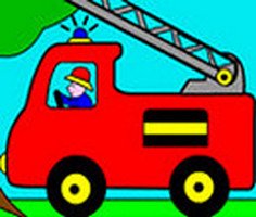 Play Fire Truck Coloring