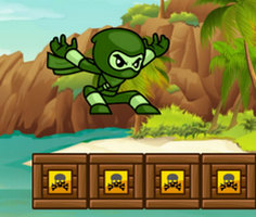 Green Ninja Run