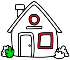 House Coloring Pages