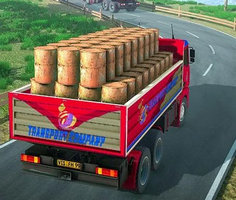 Indian Truck Driver Cargo Duty Delivery