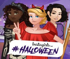 Instagram Kızlarını Giydirme Cadılar Bayramı oyunu oyna