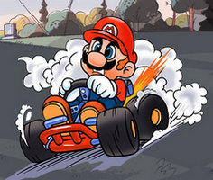 Mario Kart Yapboz oyunu oyna