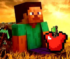 Play Minecraft Apple Shooter