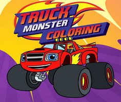 Play Monster Truck Coloring Pages