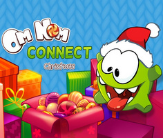 Om Nom Birleştirme Noel oyunu oyna