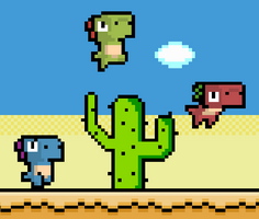 Pixel Dino Run