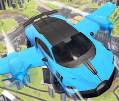 Gerçek Uçan Spor Araba 3D