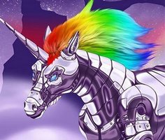 Retro Unicorn Attack