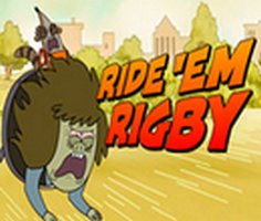 Rigby ve Kas Adam Koşu oyunu oyna