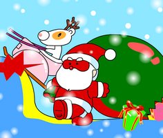 Play Santa Claus Painting