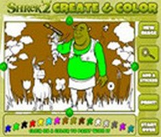 Shrek 2 Create and Color
