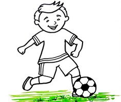 Play Soccer Coloring Pages