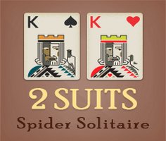 Play Spider Solitaire 2 Suits