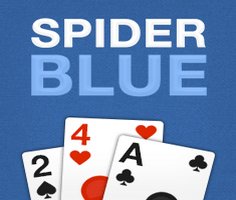 Play Spider Solitaire Blue