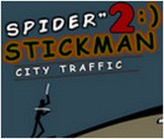 Play Spider Stickman 2: City Traffic