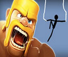 Örümcek Çöp Adam 7: Clash of Clans oyunu oyna