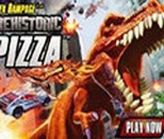 T Rex Rampage Prehistoric Pizza