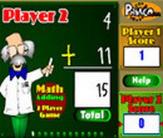 Play Two Player Math Adding