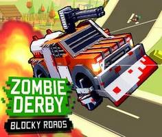 Zombie Derby Blocky Roads