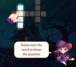 Witch Crossword Game How to play?
